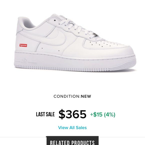 Supreme Nike Air Force 1s - Picture 4 of 4